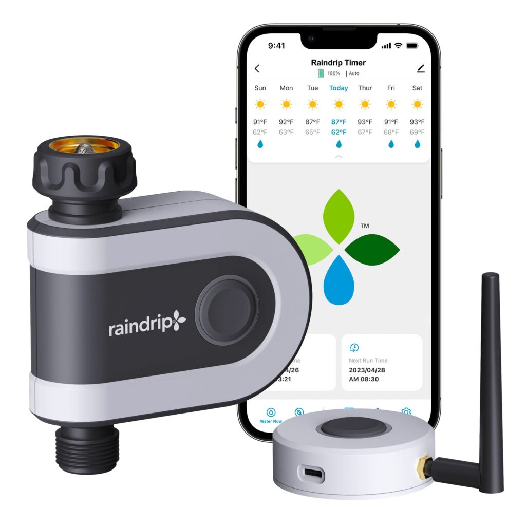 Image of the raindrip irrigation computer with Wi-Fi and app