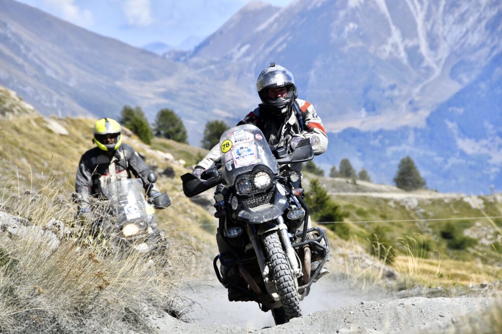 Image of Markus Mueller at the Hard Alpi Tour in the Alps