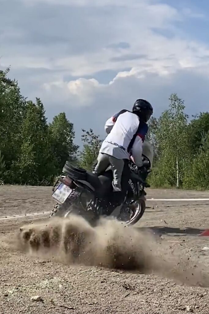 Image of Markus Mueller skills test at BMW Motorrad GS Trophy