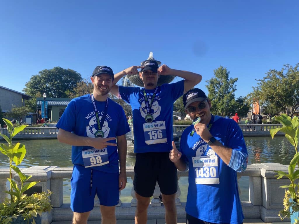 Image of Clement Briand and two colleagues