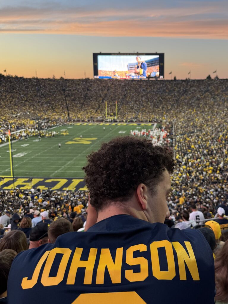 Image of Clement Briand at a football game